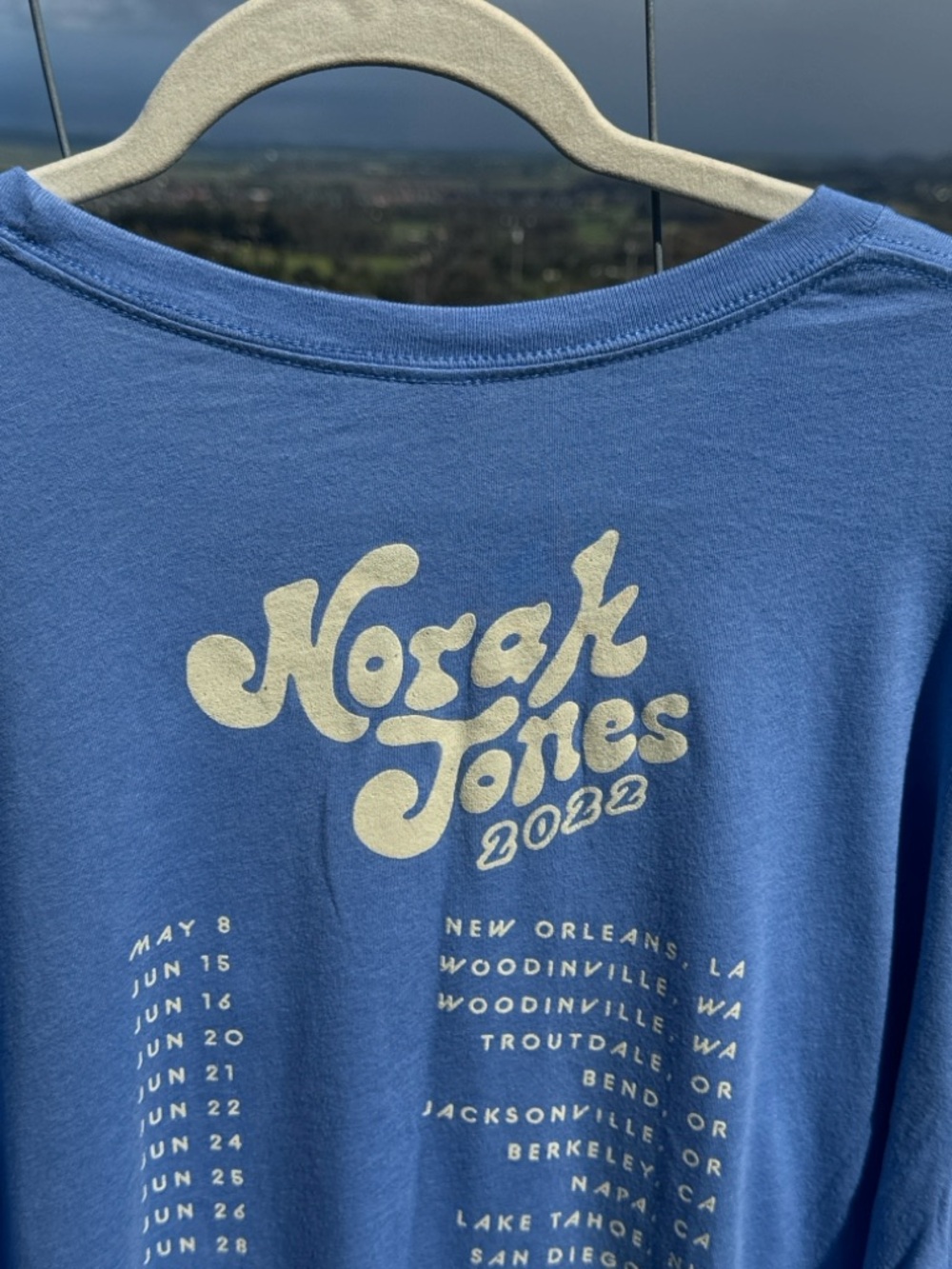 NORA Jones  Concert Tee 2022  I got a Jones in for Nora 2xl - Picture 4 of 5